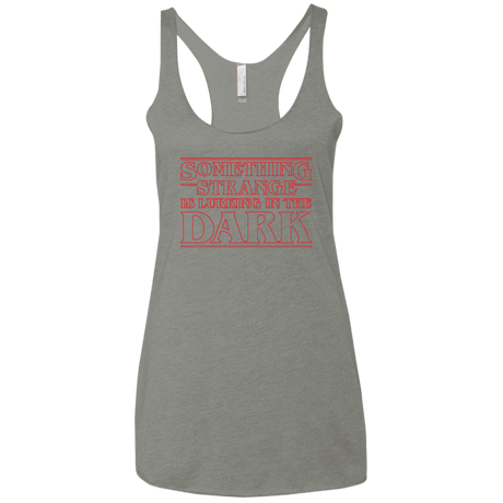 T-Shirts Venetian Grey / X-Small Something Strange Women's Triblend Racerback Tank