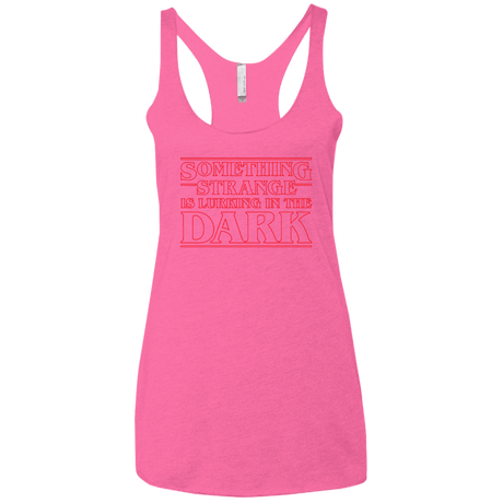 T-Shirts Vintage Pink / X-Small Something Strange Women's Triblend Racerback Tank