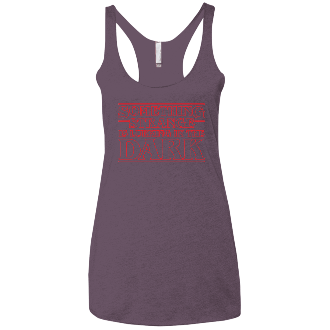 T-Shirts Vintage Purple / X-Small Something Strange Women's Triblend Racerback Tank