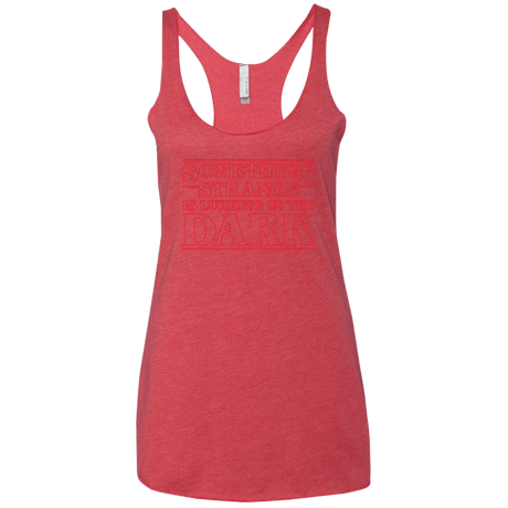 T-Shirts Vintage Red / X-Small Something Strange Women's Triblend Racerback Tank