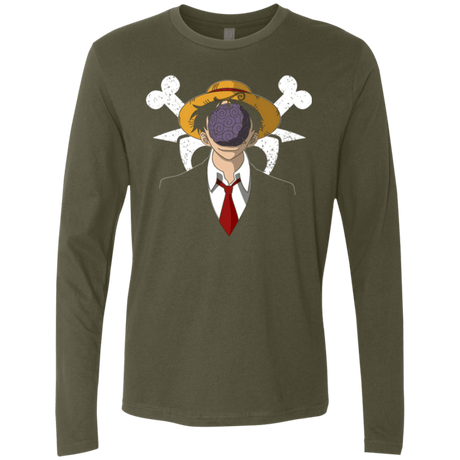 T-Shirts Military Green / Small Son of pirates Men's Premium Long Sleeve