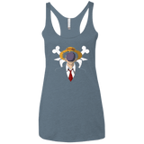 T-Shirts Indigo / X-Small Son of pirates Women's Triblend Racerback Tank