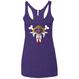 T-Shirts Purple / X-Small Son of pirates Women's Triblend Racerback Tank