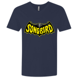 T-Shirts Midnight Navy / X-Small SONGBIRD Men's Premium V-Neck