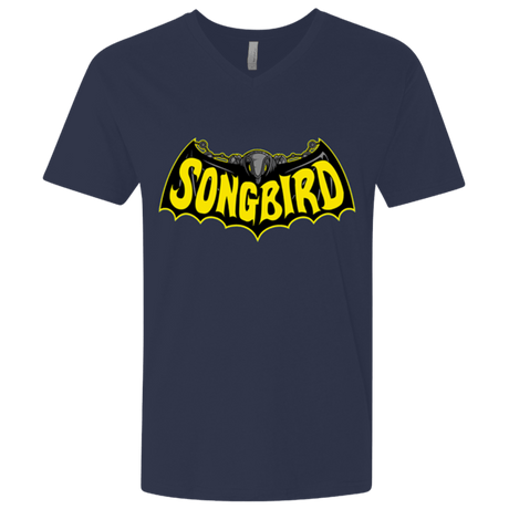 T-Shirts Midnight Navy / X-Small SONGBIRD Men's Premium V-Neck