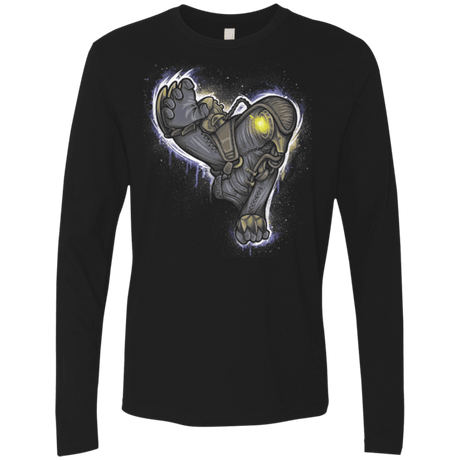 T-Shirts Black / Small Songbird portrait Men's Premium Long Sleeve