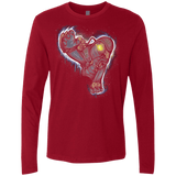 T-Shirts Cardinal / Small Songbird portrait Men's Premium Long Sleeve