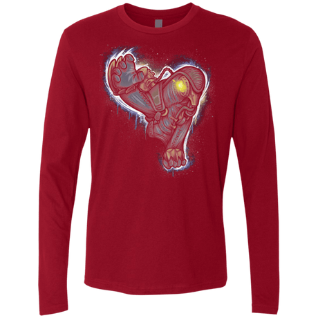 T-Shirts Cardinal / Small Songbird portrait Men's Premium Long Sleeve