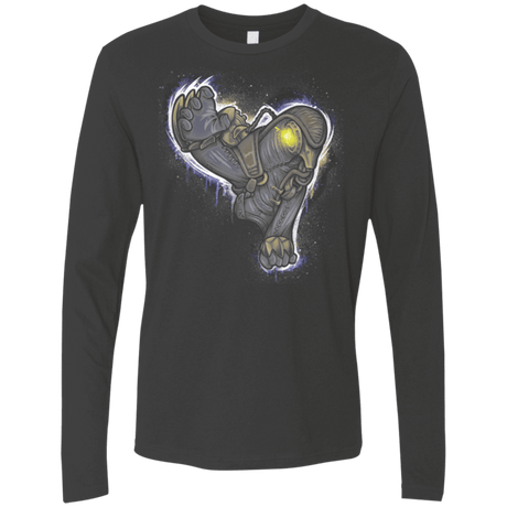 T-Shirts Heavy Metal / Small Songbird portrait Men's Premium Long Sleeve