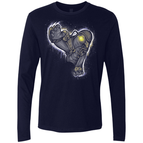T-Shirts Midnight Navy / Small Songbird portrait Men's Premium Long Sleeve