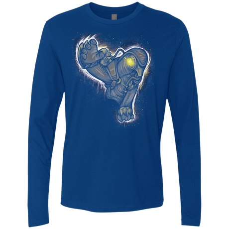 T-Shirts Royal / Small Songbird portrait Men's Premium Long Sleeve
