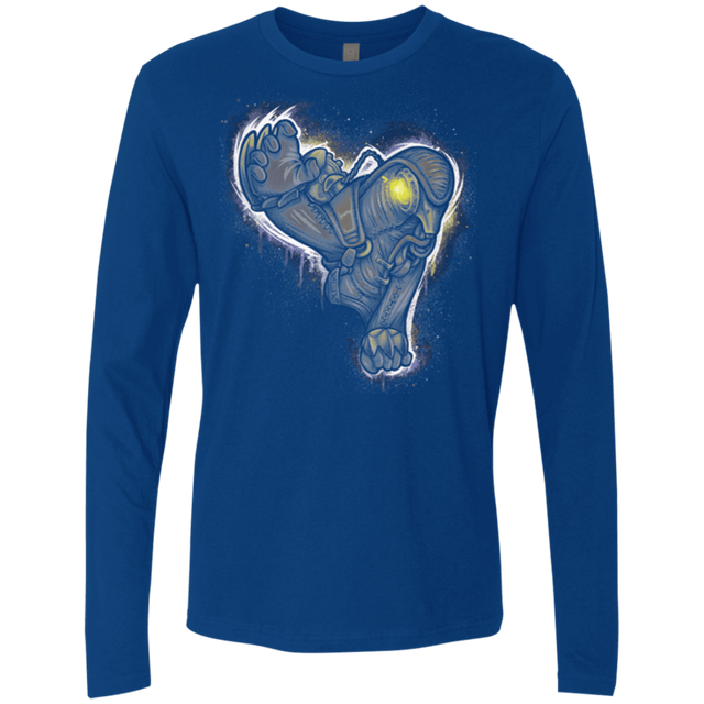 T-Shirts Royal / Small Songbird portrait Men's Premium Long Sleeve