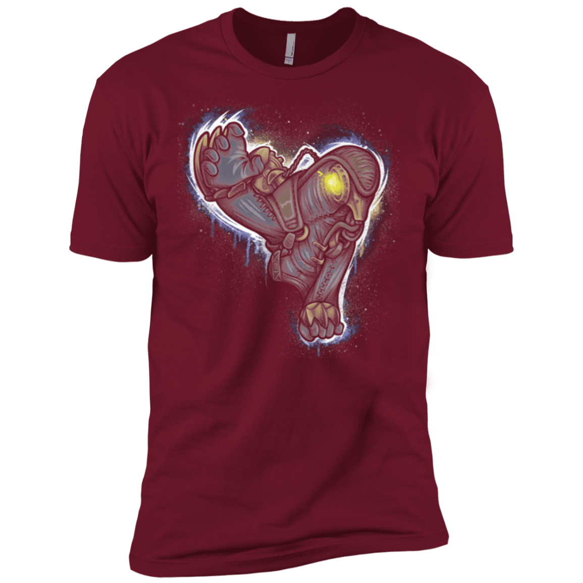 T-Shirts Cardinal / X-Small Songbird portrait Men's Premium T-Shirt