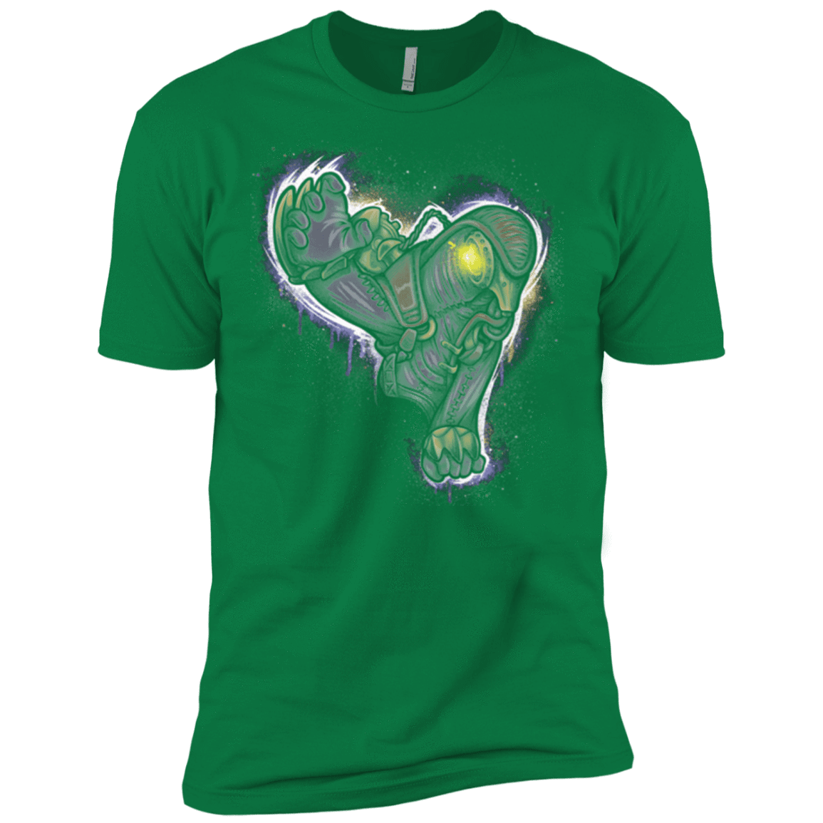 T-Shirts Kelly Green / X-Small Songbird portrait Men's Premium T-Shirt