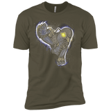 T-Shirts Military Green / X-Small Songbird portrait Men's Premium T-Shirt