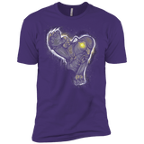 T-Shirts Purple / X-Small Songbird portrait Men's Premium T-Shirt
