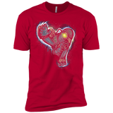 T-Shirts Red / X-Small Songbird portrait Men's Premium T-Shirt