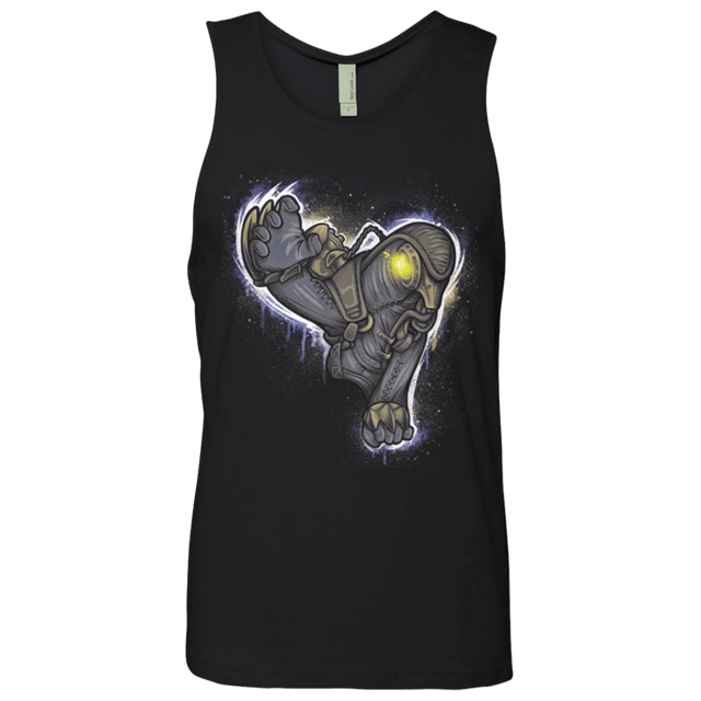 T-Shirts Black / Small Songbird portrait Men's Premium Tank Top