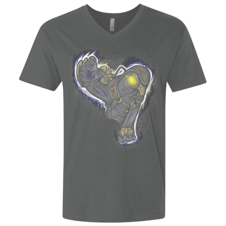 T-Shirts Heavy Metal / X-Small Songbird portrait Men's Premium V-Neck