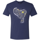 T-Shirts Vintage Navy / Small Songbird portrait Men's Triblend T-Shirt