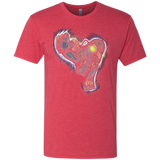 T-Shirts Vintage Red / Small Songbird portrait Men's Triblend T-Shirt