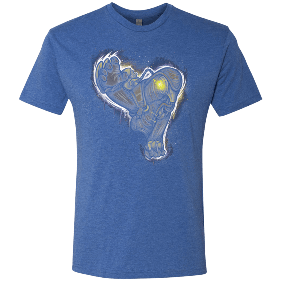 T-Shirts Vintage Royal / Small Songbird portrait Men's Triblend T-Shirt