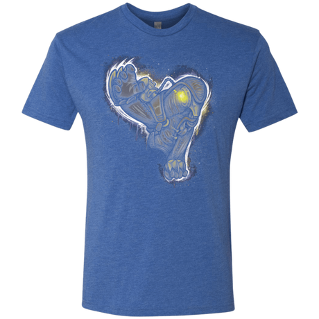 T-Shirts Vintage Royal / Small Songbird portrait Men's Triblend T-Shirt