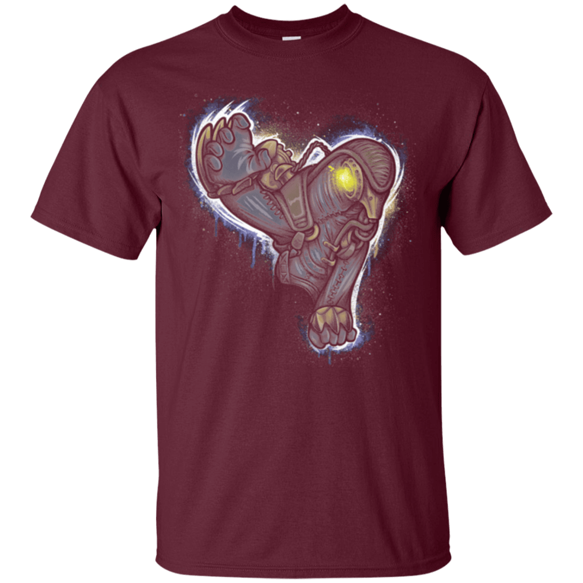 T-Shirts Maroon / Small Songbird portrait T-Shirt