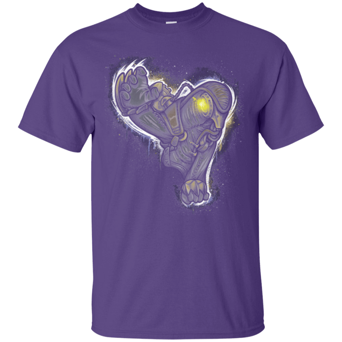T-Shirts Purple / Small Songbird portrait T-Shirt