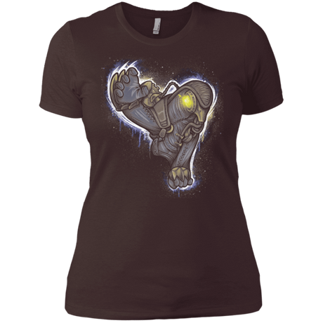 T-Shirts Dark Chocolate / X-Small Songbird portrait Women's Premium T-Shirt