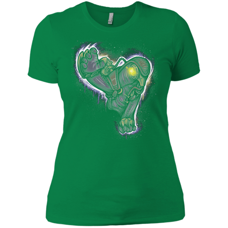 T-Shirts Kelly Green / X-Small Songbird portrait Women's Premium T-Shirt