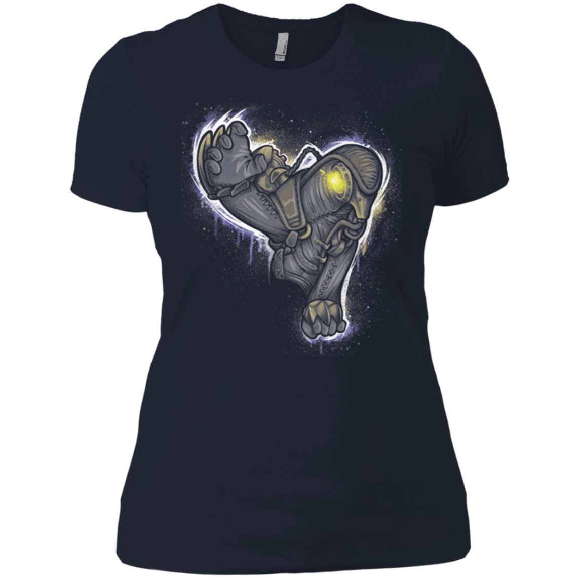 T-Shirts Midnight Navy / X-Small Songbird portrait Women's Premium T-Shirt