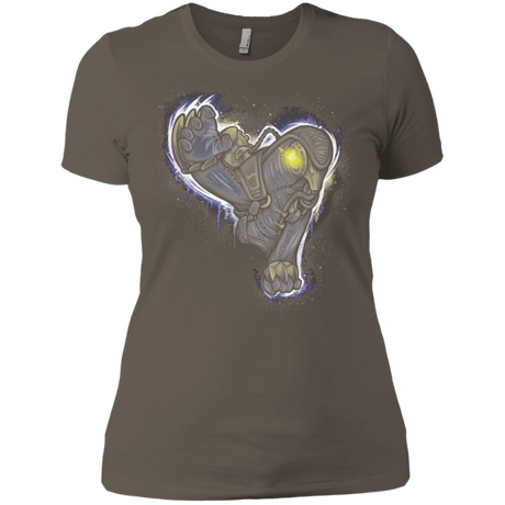 T-Shirts Warm Grey / X-Small Songbird portrait Women's Premium T-Shirt
