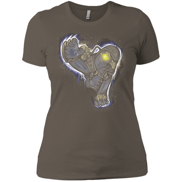 T-Shirts Warm Grey / X-Small Songbird portrait Women's Premium T-Shirt