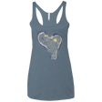 T-Shirts Indigo / X-Small Songbird portrait Women's Triblend Racerback Tank