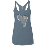 T-Shirts Indigo / X-Small Songbird portrait Women's Triblend Racerback Tank