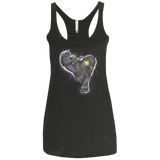 T-Shirts Vintage Black / X-Small Songbird portrait Women's Triblend Racerback Tank