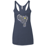 T-Shirts Vintage Navy / X-Small Songbird portrait Women's Triblend Racerback Tank