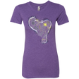 T-Shirts Purple Rush / Small Songbird portrait Women's Triblend T-Shirt