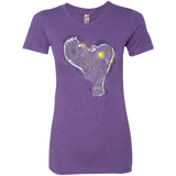 T-Shirts Purple Rush / Small Songbird portrait Women's Triblend T-Shirt