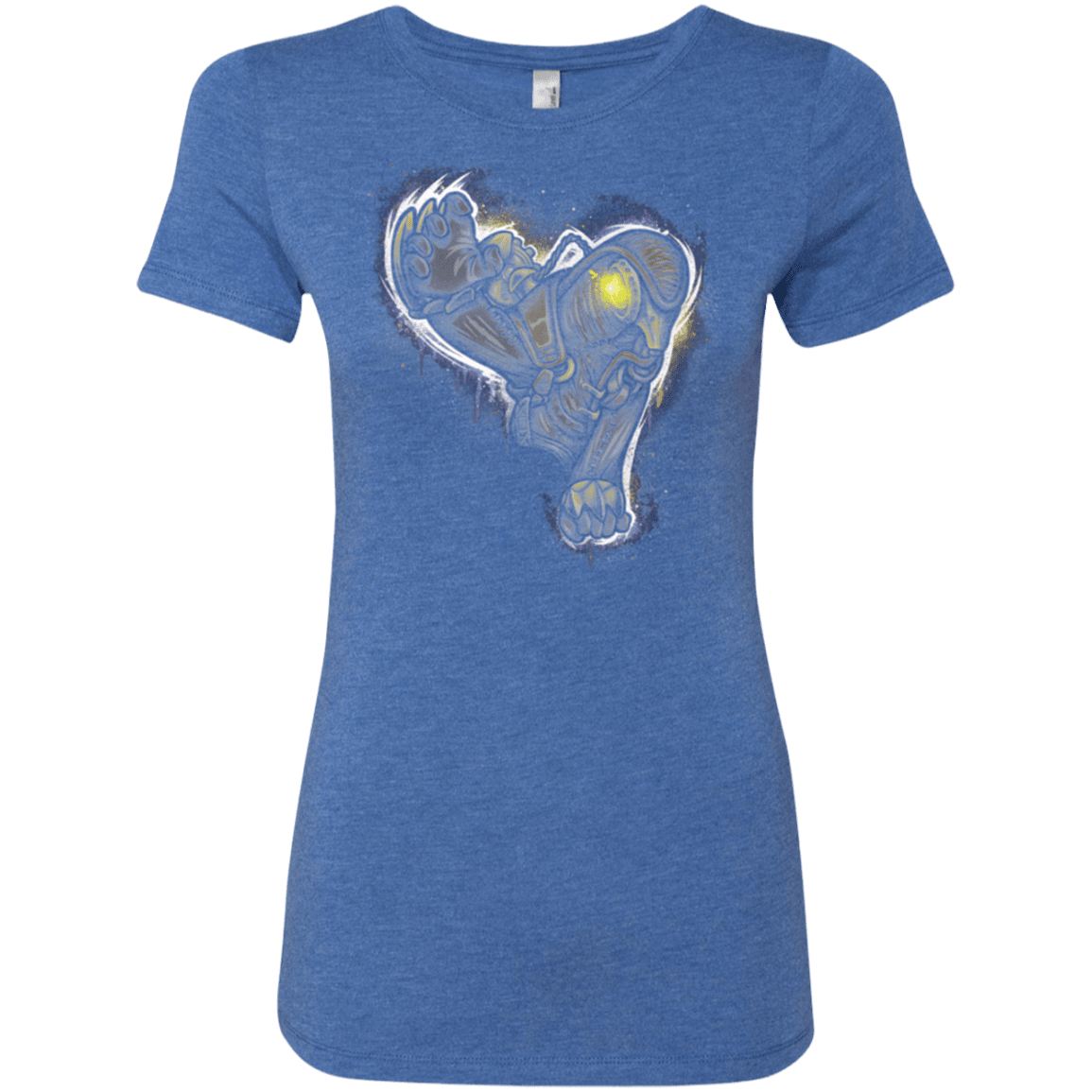 T-Shirts Vintage Royal / Small Songbird portrait Women's Triblend T-Shirt