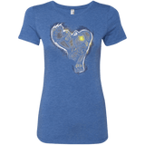 T-Shirts Vintage Royal / Small Songbird portrait Women's Triblend T-Shirt