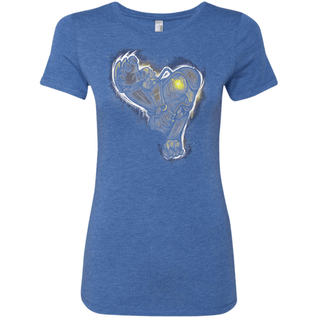 T-Shirts Vintage Royal / Small Songbird portrait Women's Triblend T-Shirt