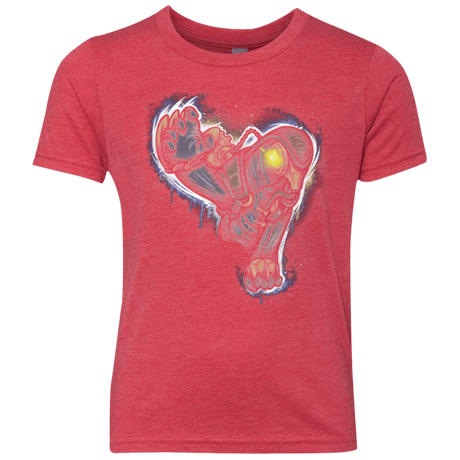 T-Shirts Vintage Red / YXS Songbird portrait Youth Triblend T-Shirt