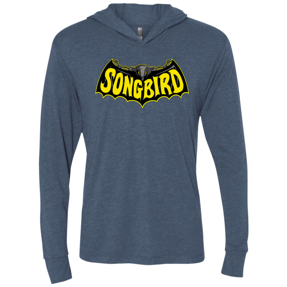 T-Shirts Indigo / X-Small SONGBIRD Triblend Long Sleeve Hoodie Tee
