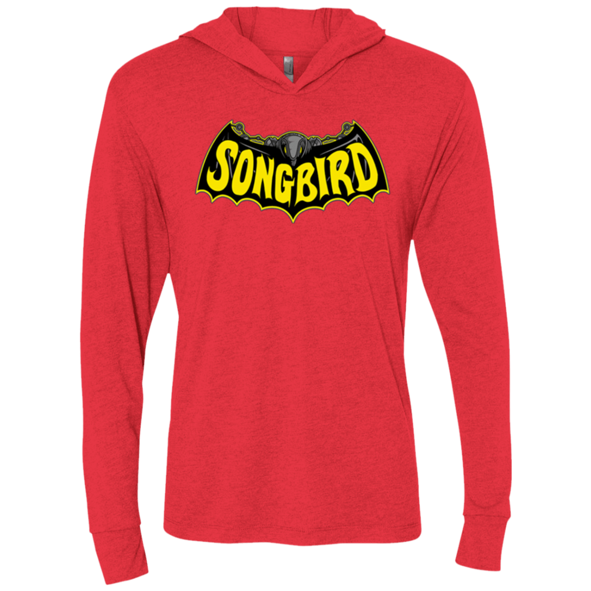 T-Shirts Vintage Red / X-Small SONGBIRD Triblend Long Sleeve Hoodie Tee