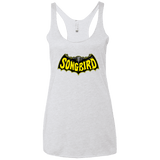 T-Shirts Heather White / X-Small SONGBIRD Women's Triblend Racerback Tank