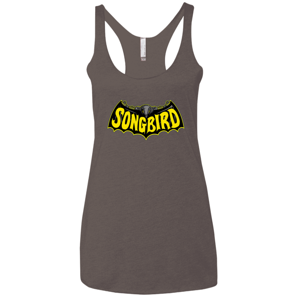 T-Shirts Macchiato / X-Small SONGBIRD Women's Triblend Racerback Tank