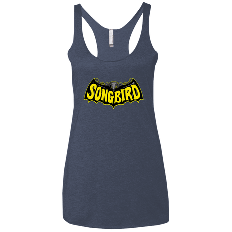 T-Shirts Vintage Navy / X-Small SONGBIRD Women's Triblend Racerback Tank