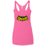 T-Shirts Vintage Pink / X-Small SONGBIRD Women's Triblend Racerback Tank